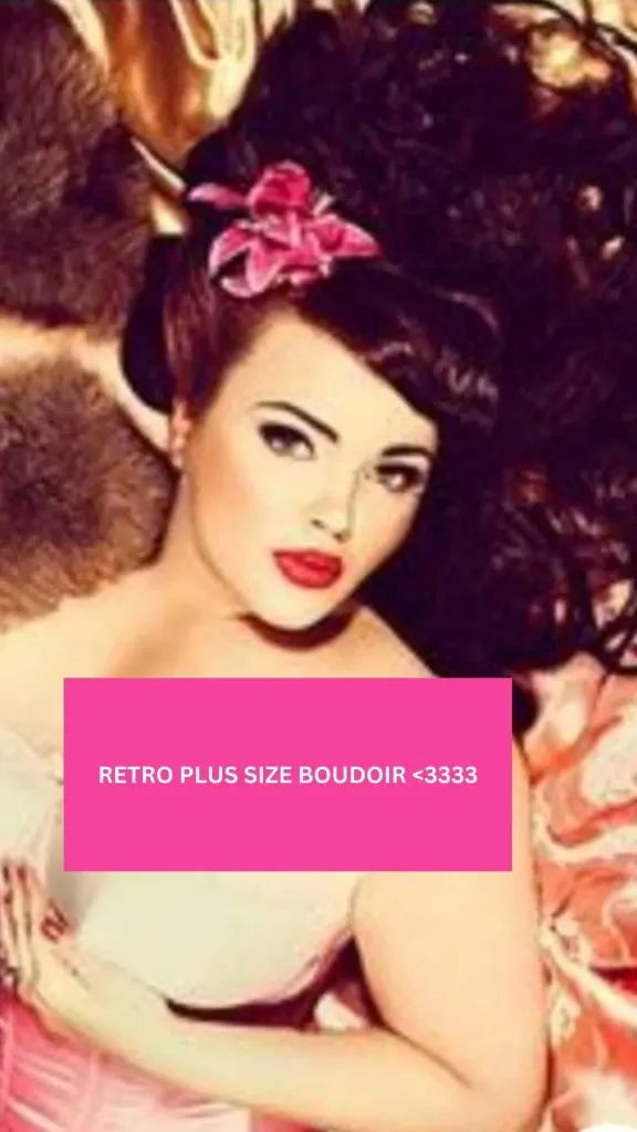retro plus size boudoir outfits