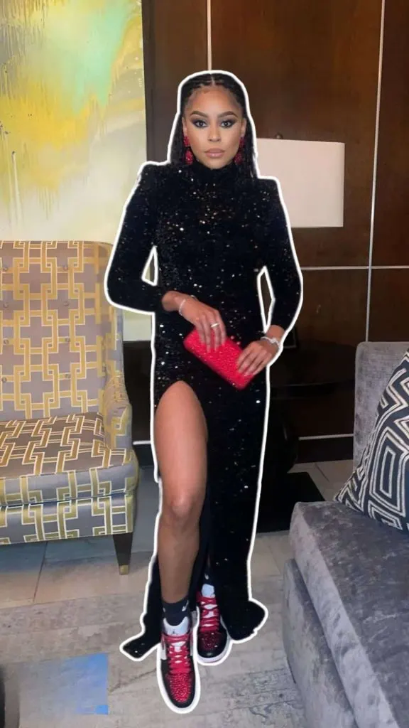 black glitter dress sneaker ball