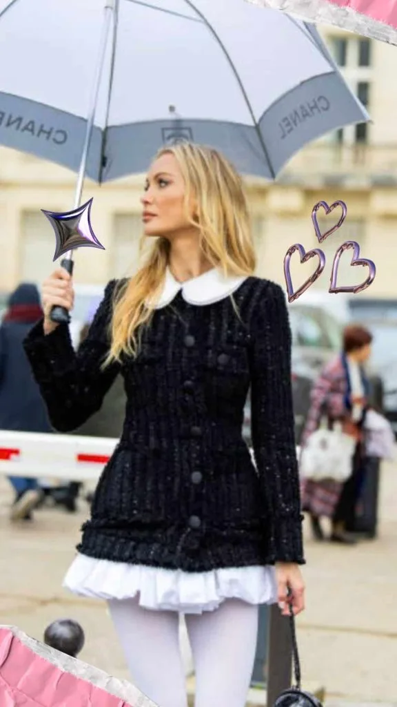 white tights outfit ideas women