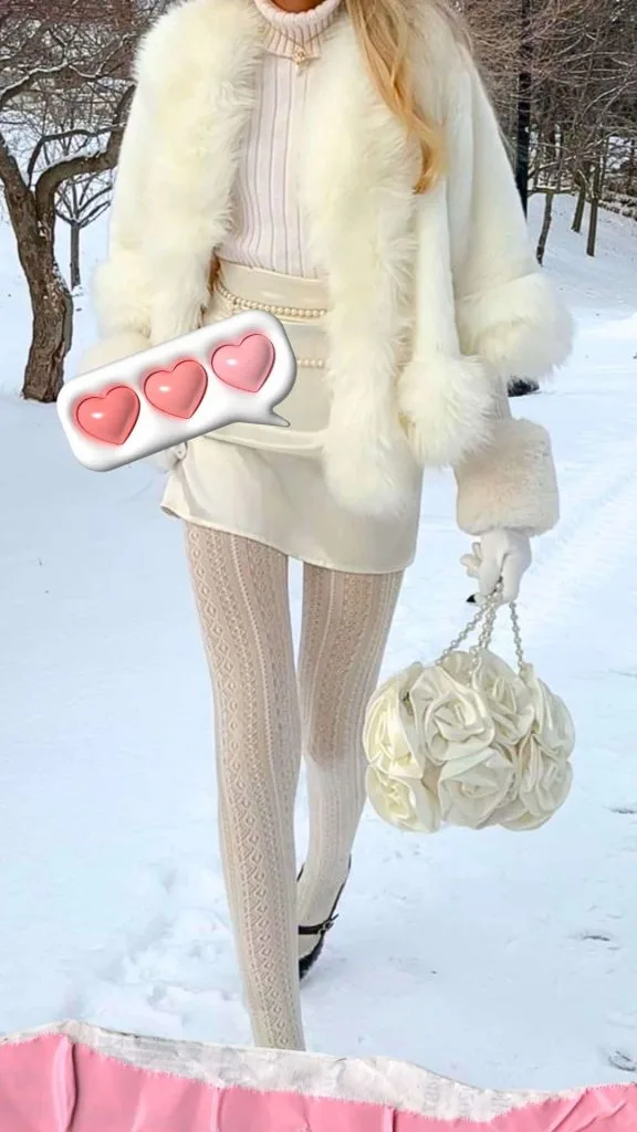 what to wear with white tights