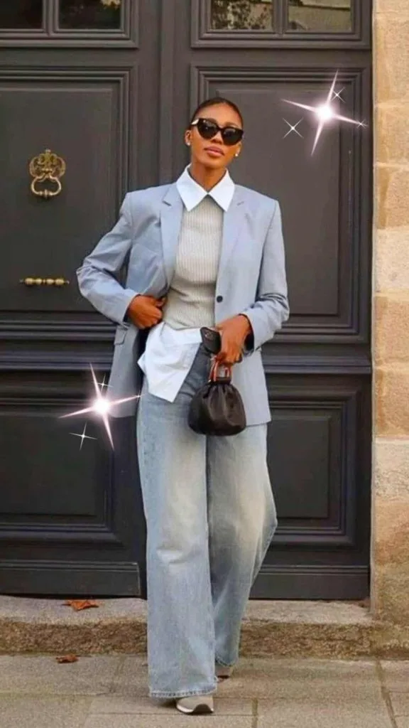 blazer and jeans outfit ideas