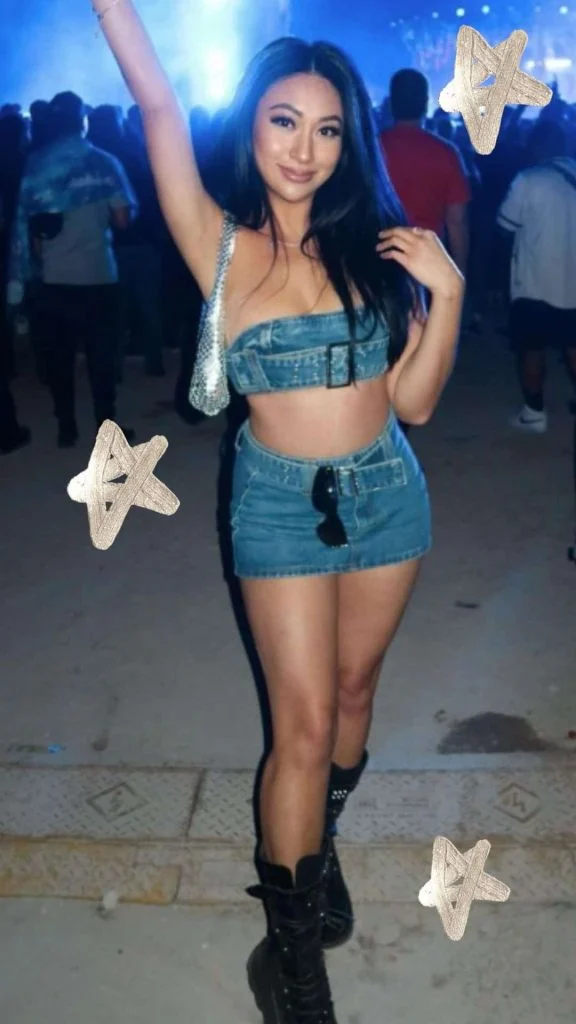edc outfit ideas denim set