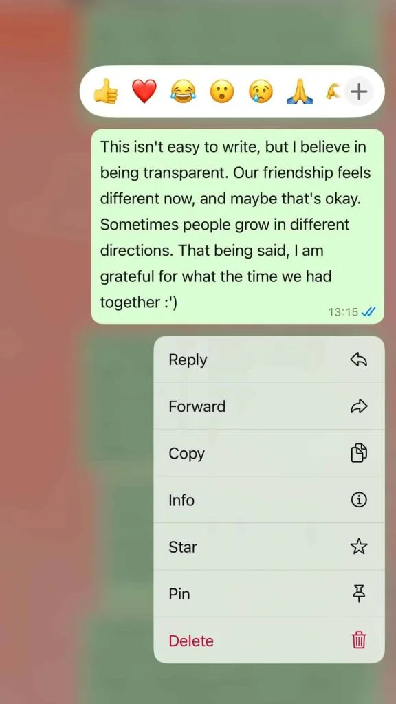 How to break up with a friend nicely msg