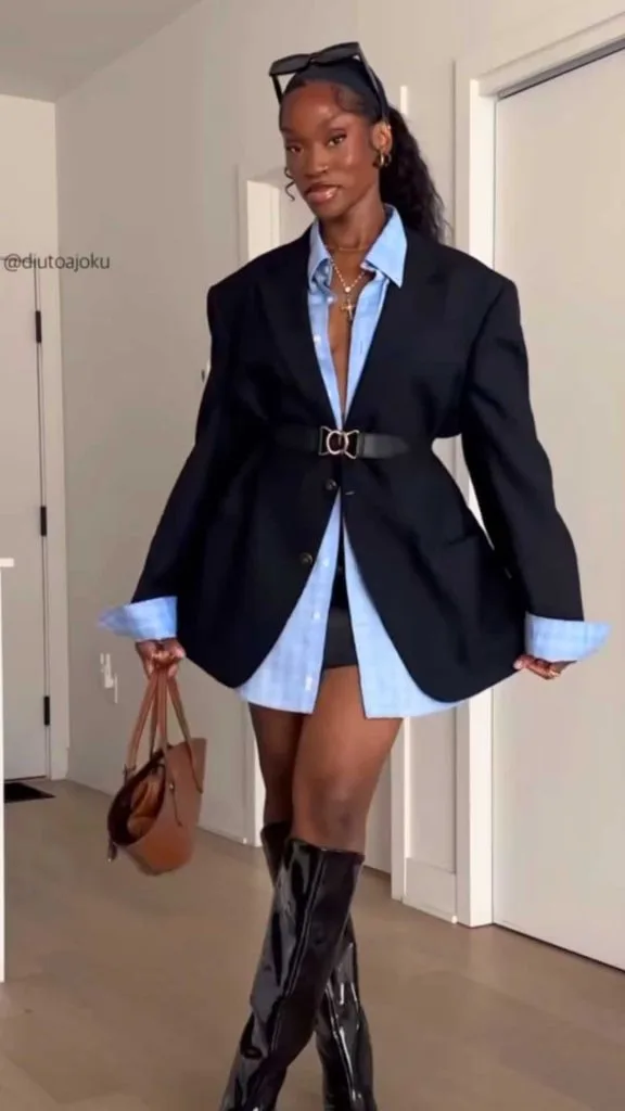 baddie blazer outfit ideas