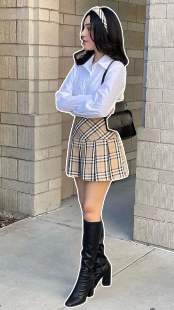 mini skirt and headband set