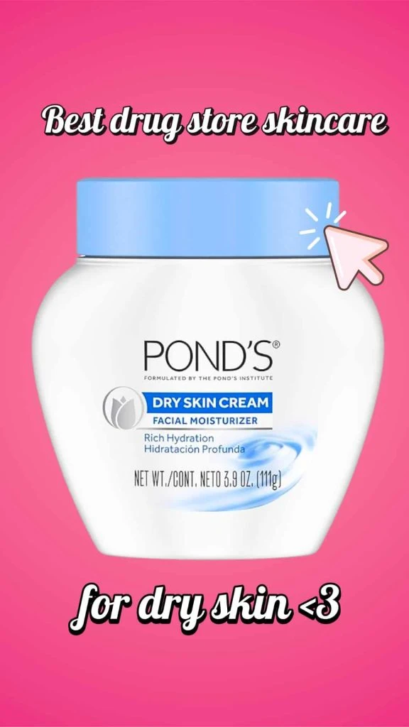 pond's dry skin cream facial moisturizer