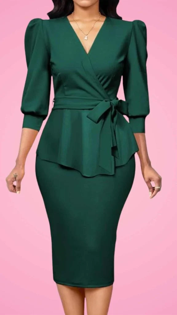 peplum dress dating outfit ideas