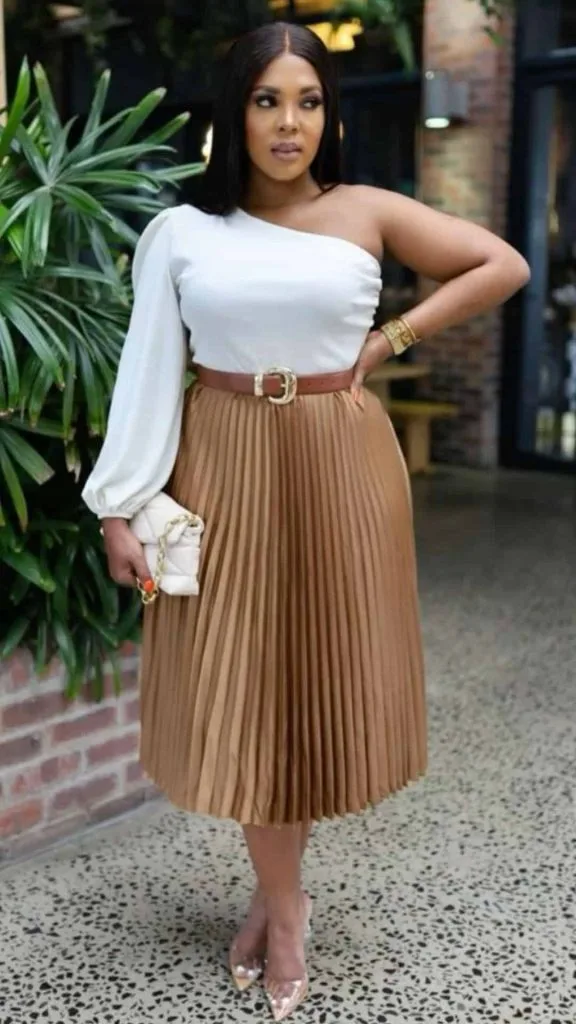 assymmetrical top dating outfits