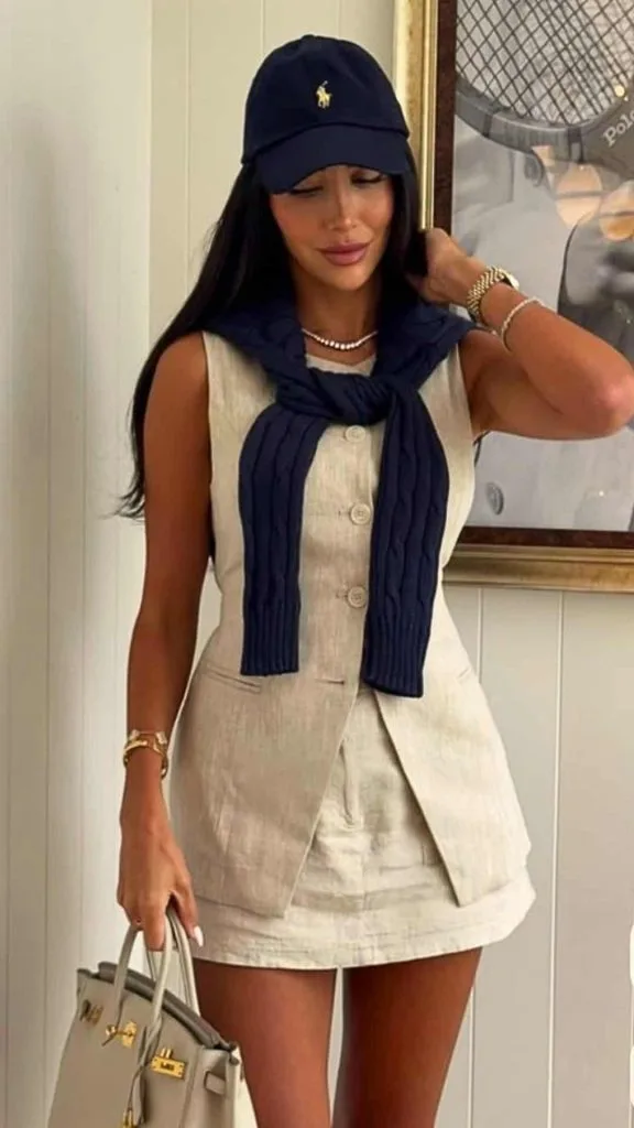 Preppy Hamptons party attire Hamptons White Party OUTFIT