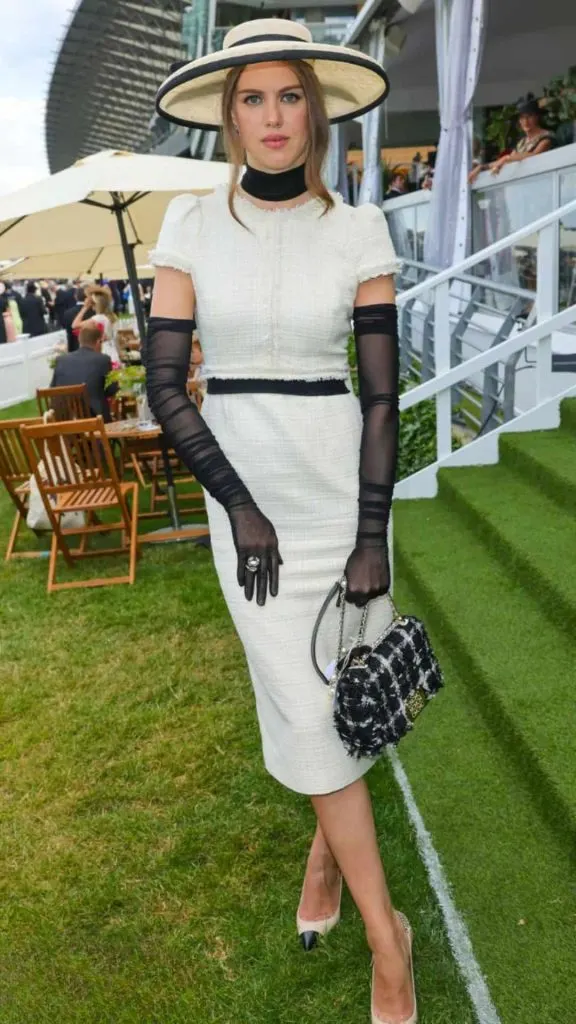 black sheer gloves royal Ascot