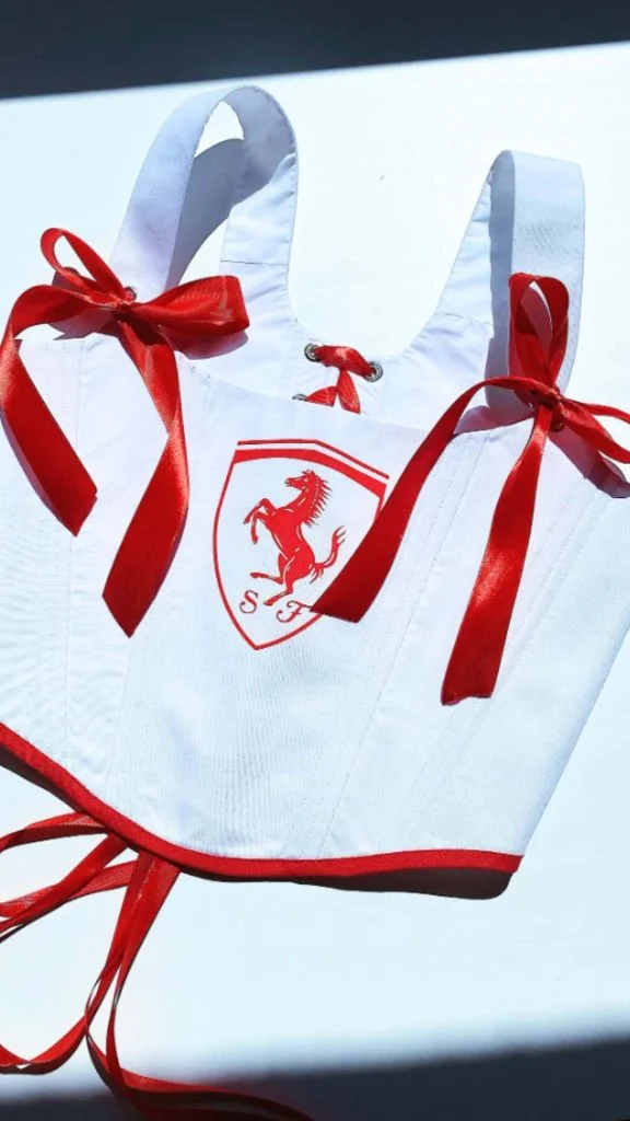 Ferrari corset top
