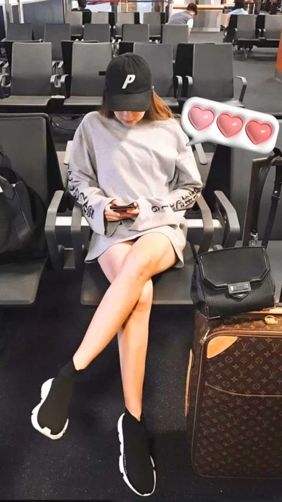 Balenciaga sock shoes and cap