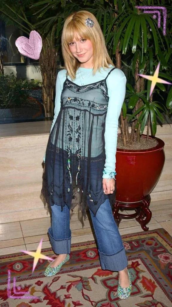 dress over jeans outfits