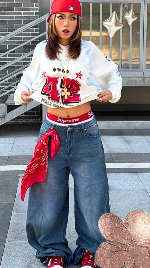 rapper girl aesthetic outfits