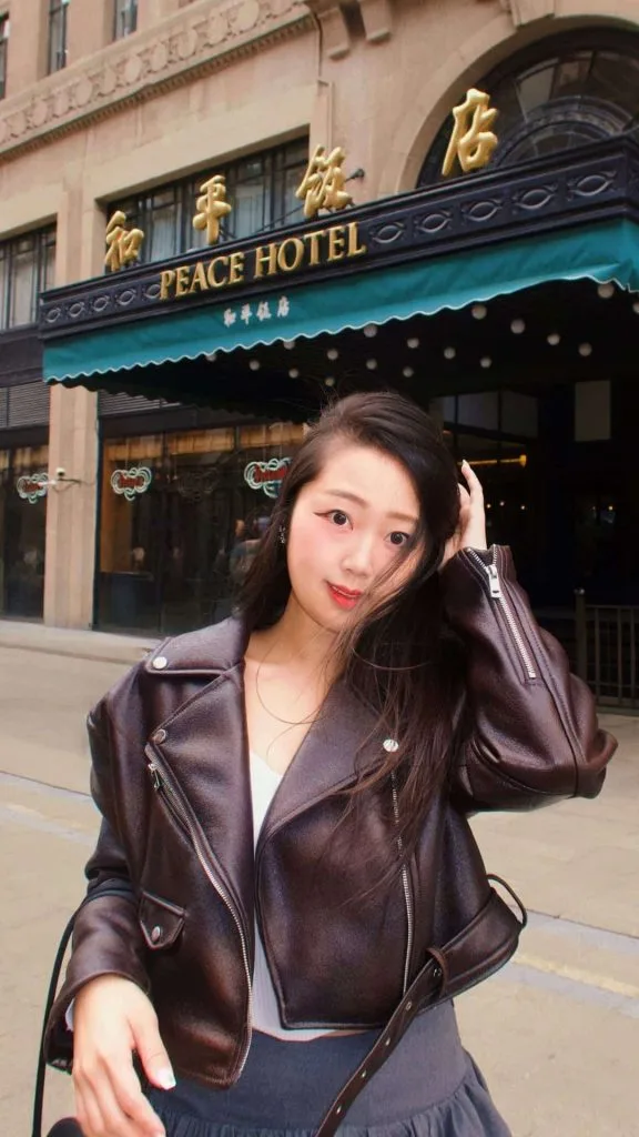 faux leather jacket