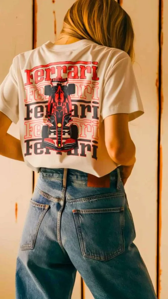 Ferrari tee Etsy