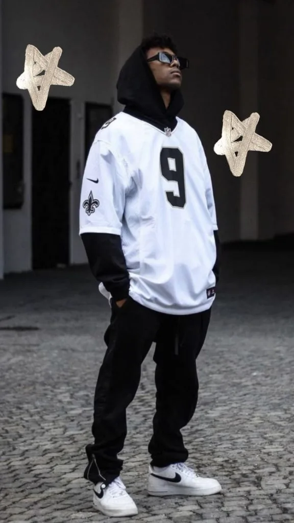 hoodie black guy outfits