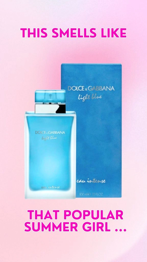 feminine perfume recommendations D&G light blue