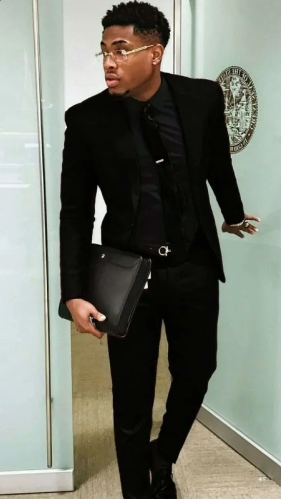 all black outfit guy