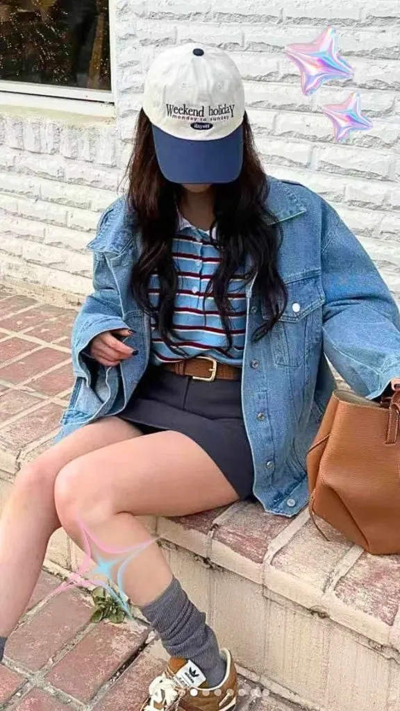 oversized rugby jersey outfit