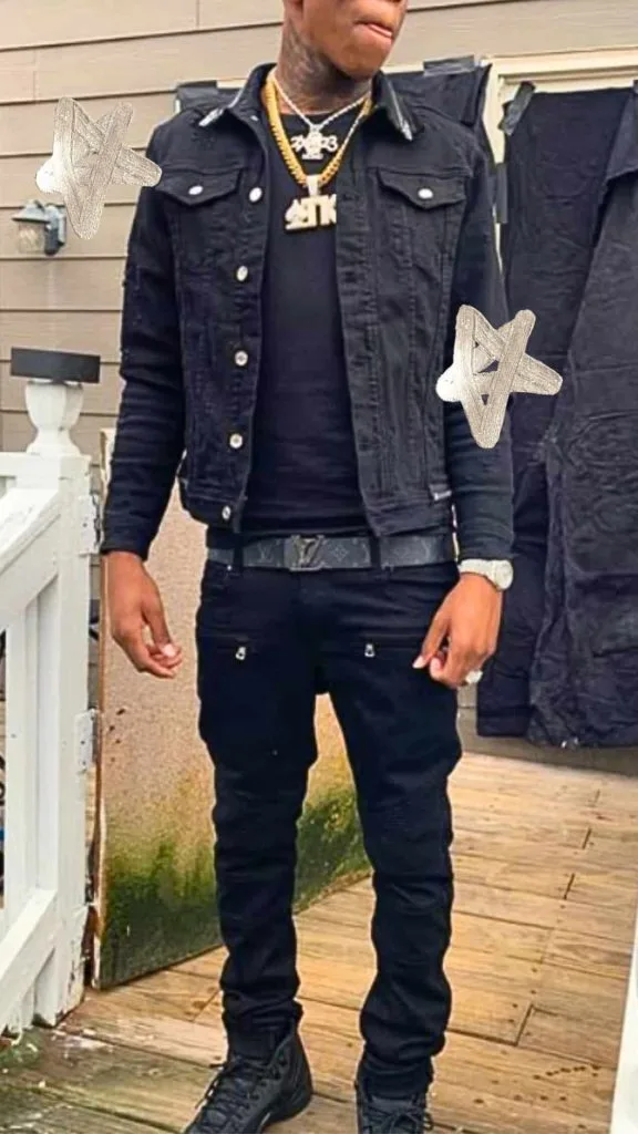 all black teen guy black men outfit