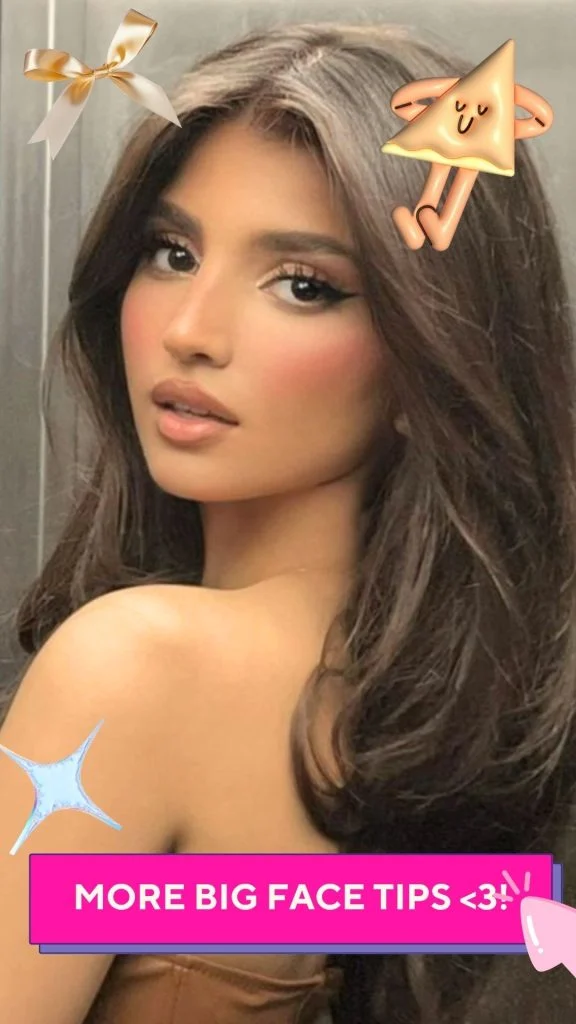 big face tips women makeup