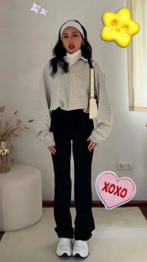 study date outfit aesthetic headband