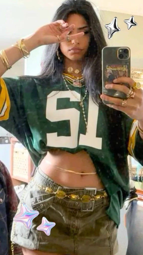 cropped jersey summer baddie outfits