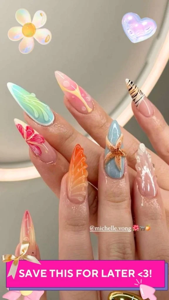 summer nail inspo