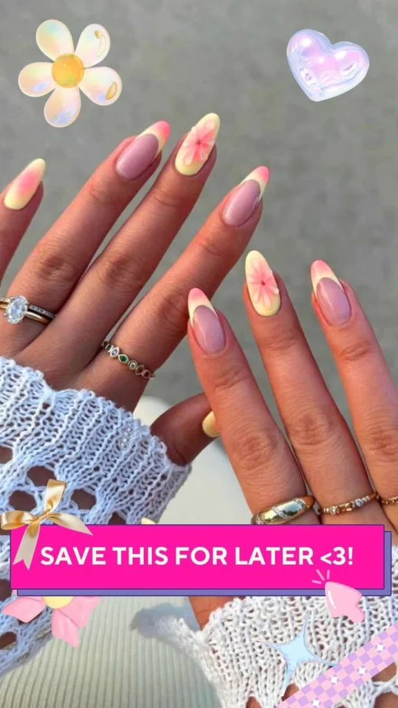 pastel summer nail inspo