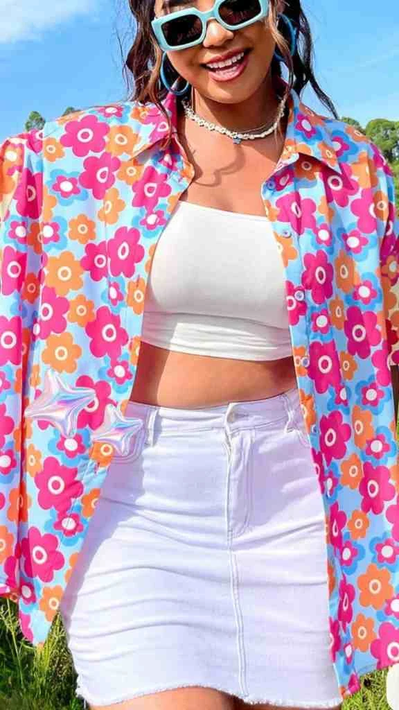 floral shirt tropical party