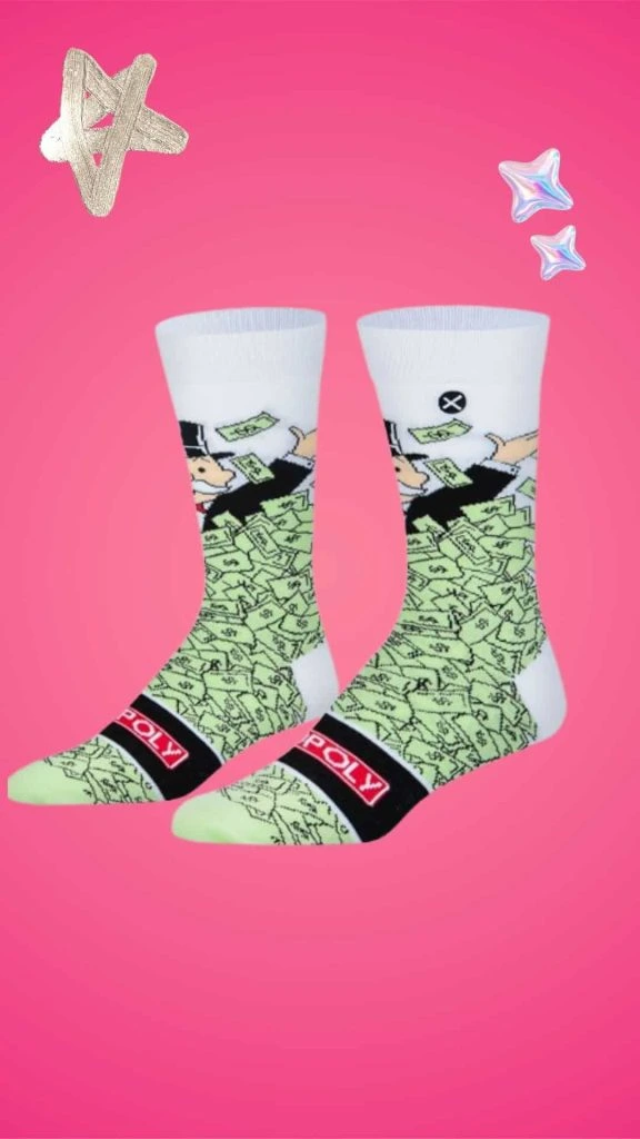 Monopoly socks Amazon