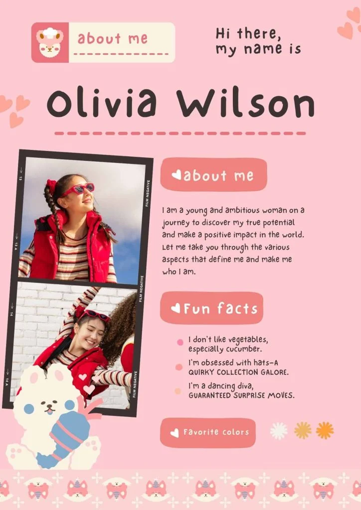 cute resume template download