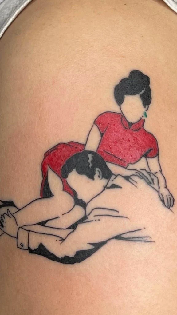 Asian Style lovers Tattoos