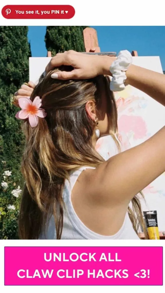 how to wear claw clip summer