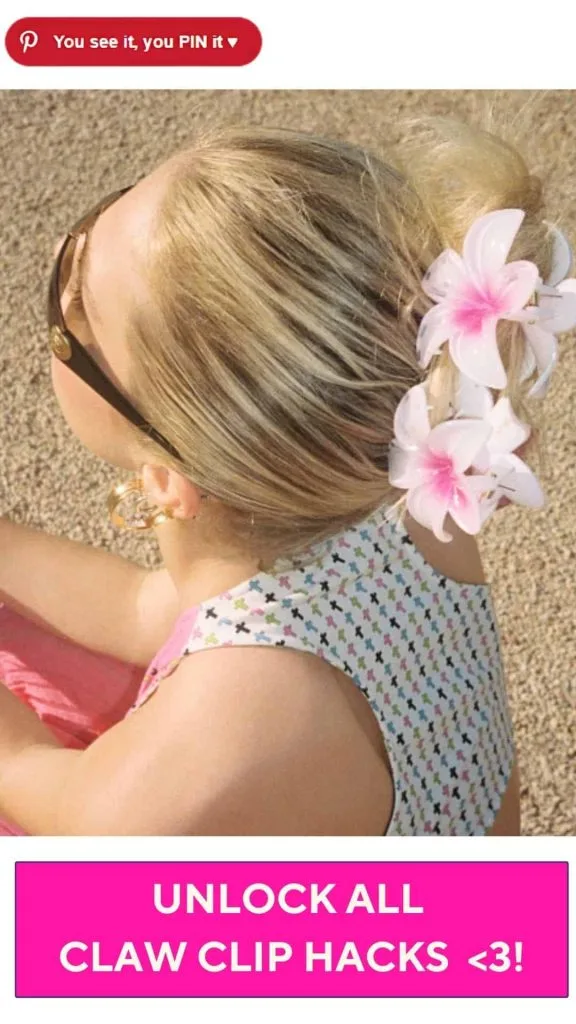 claw clip hairstyles bun