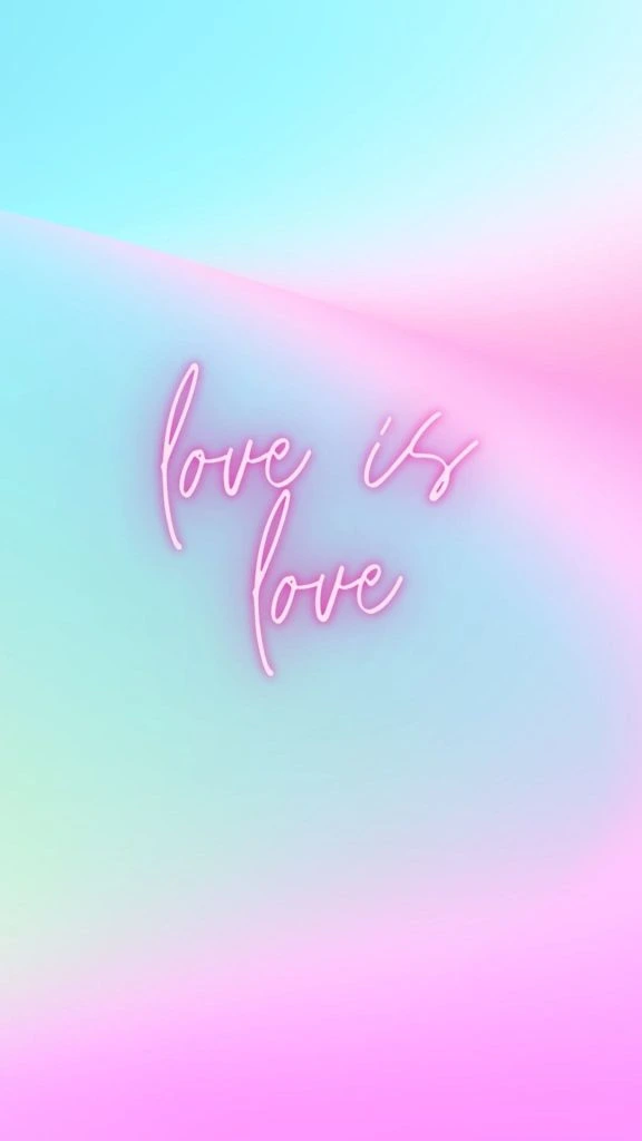 Colorful love is love wallpaper