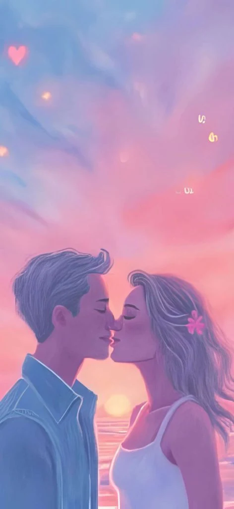 Cute couple love wallpaper download