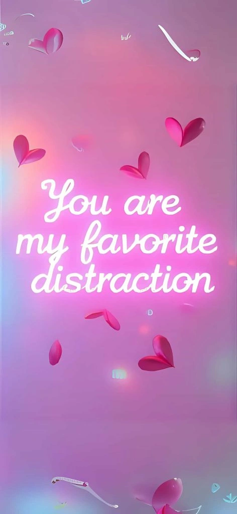 You are my favorite distraction wallpaper