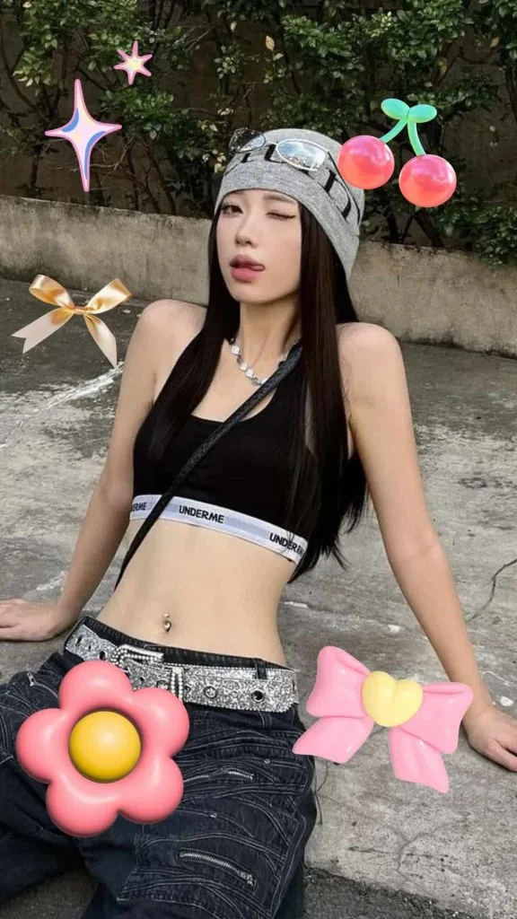 asian high street fashion sport bra