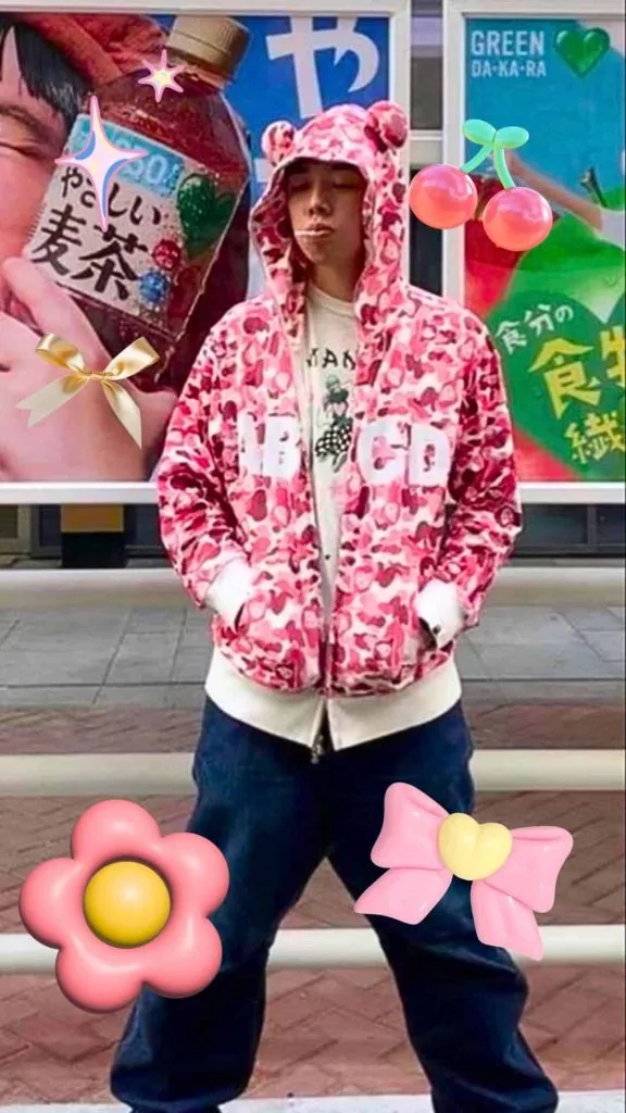 Japan Streetwear men bape
