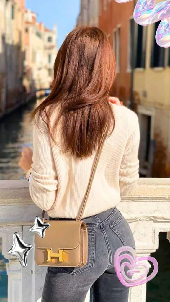 Hermes Constance bag outfit casual