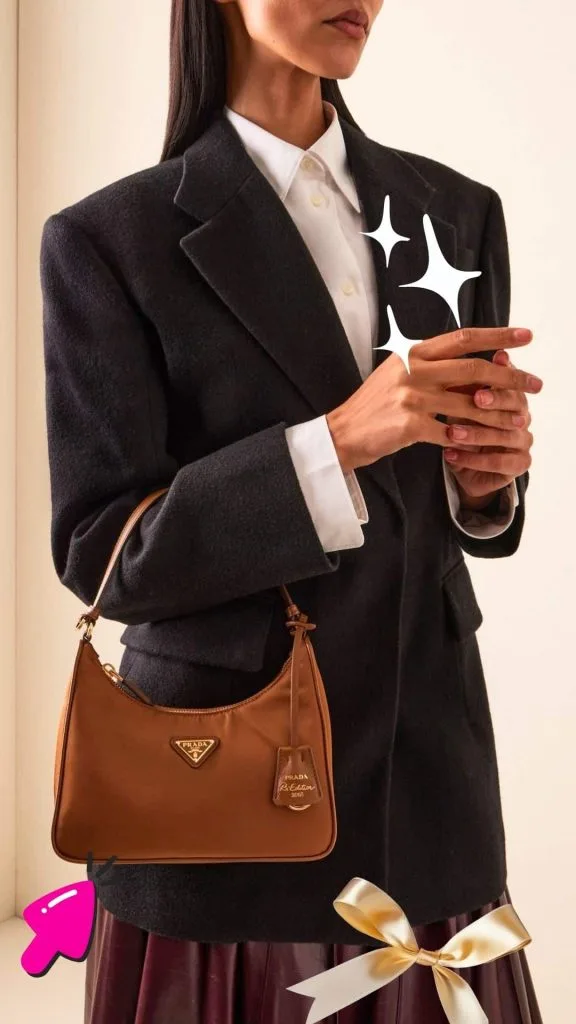 Prada Re-Edition 2000 brown