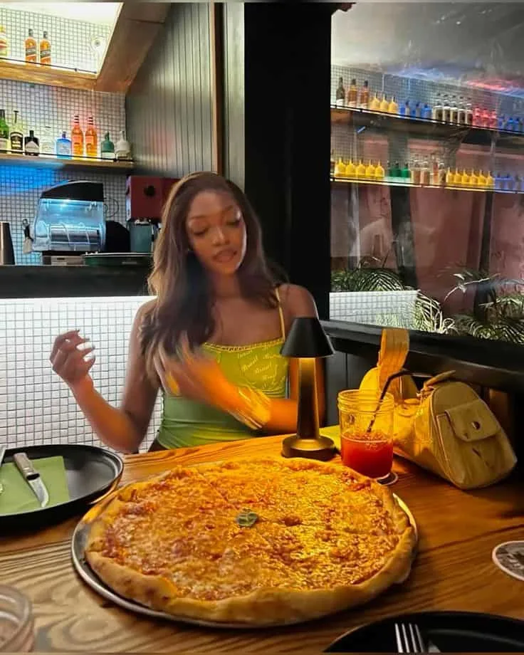 pizza date outfit cute aesthetic black women