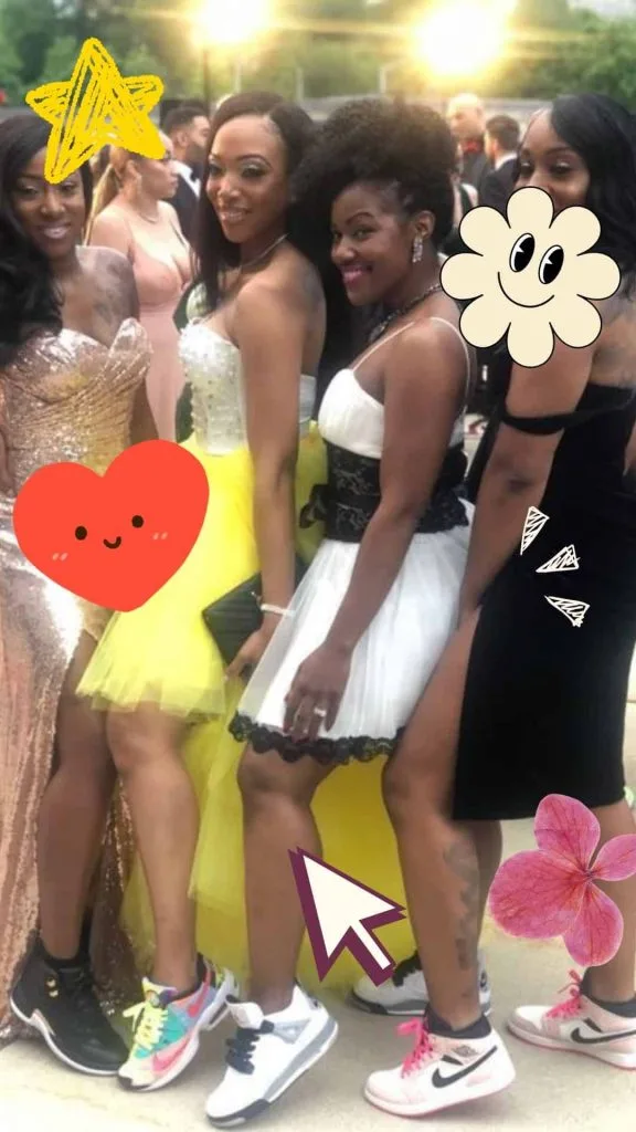 BLACK Women outfit ideas sneaker party high school