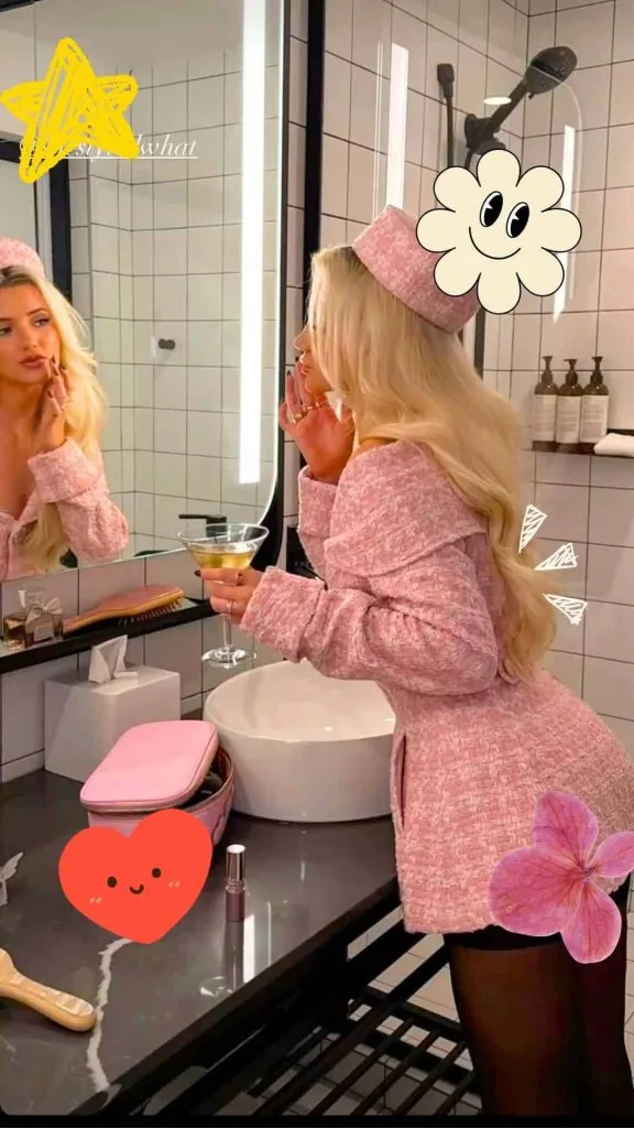 PINK OUTFIT IDEAS winter date
