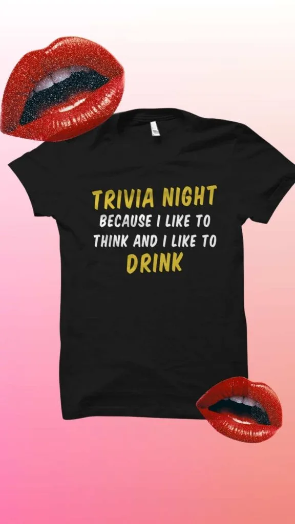 fun Trivia night tee
