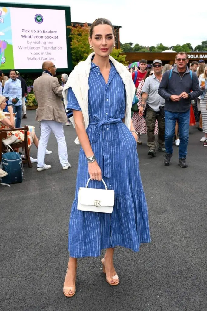 Wimbledon Fashion Spectators shirt dress