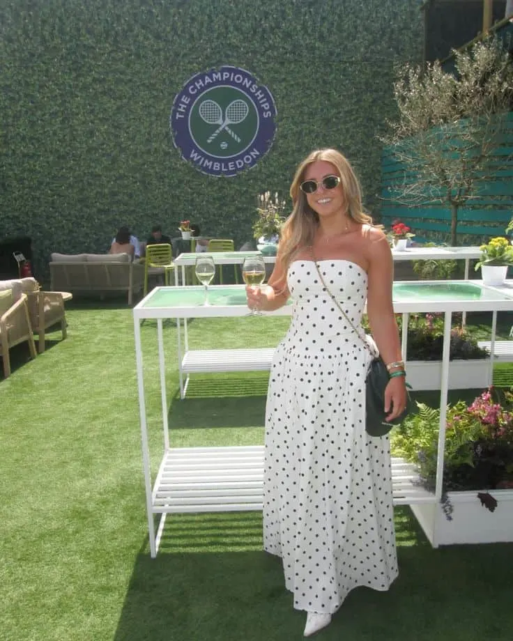 Wimbledon outfits POLKA DOT dress