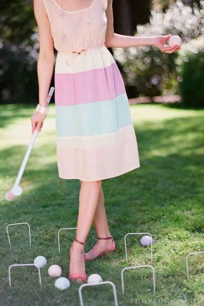 CROQUET PARTY summer dress